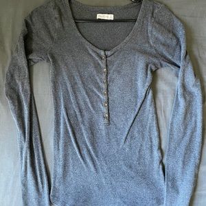 Abercrombie & Fitch Ribbed Henley